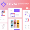Crivto – Cryptocurrency & Bitcoin Elementor Template Kit