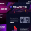 Talk & Action – Colorful Digital Agency Elementor Template Kit