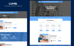 Lumb – Plumbing Service Elementor Template Kit