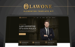 Lawone – Legal & Law Firm Elementor Template Kit