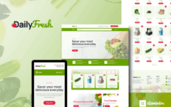 DailyFresh – Grocery Store Elementor Template Kit