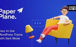 Paper Plane (v1.1.9) Creative Parallax WordPress Blog Theme