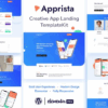 Apprista – Creative App Landing Elementor Template Kit