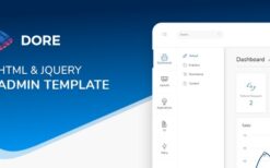 Dore jQuery v2.4.1 Bootstrap 4 Admin Template