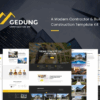 Gedung- Contractor & Building Construction Elementor Template Kit