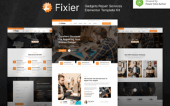 Fixier – Gadgets & Electronics Repair Services Elementor Template Kit