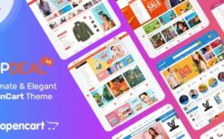 TopDeal (v1.0.8) MarketPlace |& Multi Vendor Responsive OpenCart 3 & 2.3 Theme with Mobile-Specific Layouts