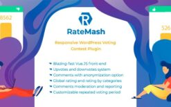 RateMash (v1.0) Responsive WordPress Voting Contest Plugin