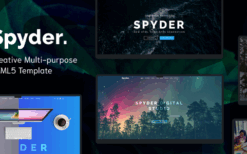 Spyder – One Page Multipurpose HTML Template
