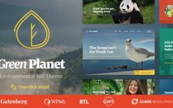 Green Planet v1.2.4 Ecology & Environment WordPress Theme