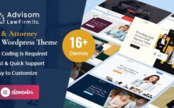 Advisom (v1.1) Law Firm WordPress Theme