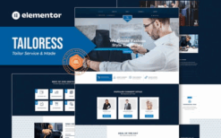 Tailoress – Tailor Service & Made Elementor Template Kit