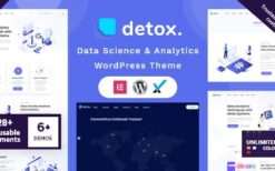 Detox v2.1 Data Science & Analytics WordPress Theme