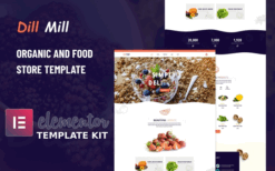 Dillmill – Organic Food Store Elementor Template Kit
