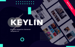 Keylin – Blog & Magazine Elementor Template Kit
