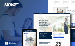 Mova – Moving Company Elementor Template Kit