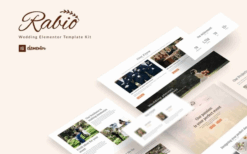 Rabio – Wedding Event Organizer Elementor Template Kit