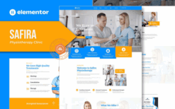 Safira – Physioterapy Elementor Template Kit