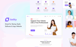 Solity – Startup SaaS Elementor Template Kit