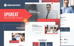 Upgreat – Business Service Corporate Elementor Template Kit