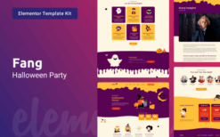 Fang — Halloween Party Elementor Template Kit