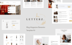 Letterz – Blog Magazine Elementor Template Kit