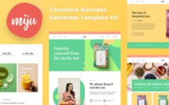 Miju – Conscious Business Elementor Template Kit