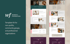 Women’s Foundation | Non-Profit WordPress Elementor Template Kit