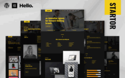 STARTOR – Agency & Company Elementor Template Kit