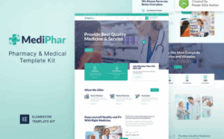 Mediphar – Pharmacy & Medical Elementor Template Kit