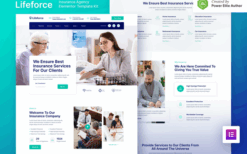 Lifeforce – Insurance Agency Elementor Template Kit