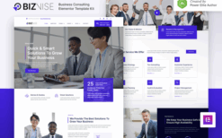 Biznise – Business Consulting Elementor Template Kit