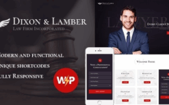 Dixon & Lamber (v1.4.1) Law Firm WordPress Theme #
