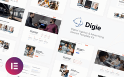 Digie | Digital Agency & Advertising Service Elementor Template Kit