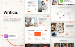 Writica – Content Writing Services Elementor Template Kit