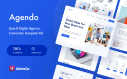 Agendo – Digital Agency & Creative Elementor Template Kit