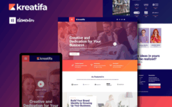 Kreatifa – Creative Digital Agency Elementor Template Kit