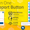 All in One Support Button v2.2.7 + Callback Request. WhatsApp, Messenger, Telegram, LiveChat and more…