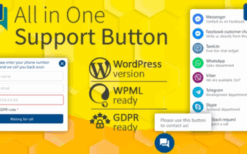 All in One Support Button v2.2.7 + Callback Request. WhatsApp, Messenger, Telegram, LiveChat and more…