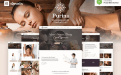 Purina – Spa & Wellness Elementor Template Kit
