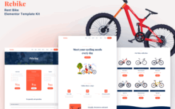 Rebike – Rent Bike Elementor Template Kit