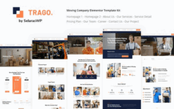 Trago | Moving Company Elementor Template Kit