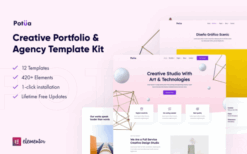 Potua – Creative Portfolio & Agency Elementor Template Kit