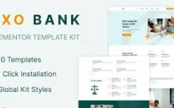 Exobank – Financial Elementor Template Kit