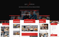Kimchi – Asian Restaurant & Cafe Elementor Template Kit