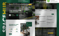 Spacehub – Coworking & Creative Space Elementor Template Kit