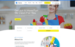 Cleniz – Cleaning Services Elementor Template Kit