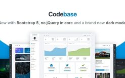 Codebase v5.10 Bootstrap 4 Admin Dashboard Template & Laravel Starter Kit