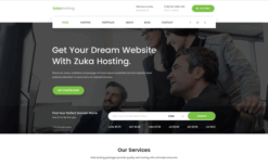 Zukahost – Domain & Web Hosting Template Kit