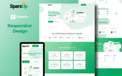 SparxUp – Saas & Startup Elementor Template Kit